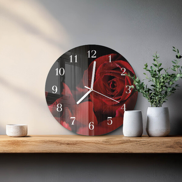 Orologio rotondo Rosa