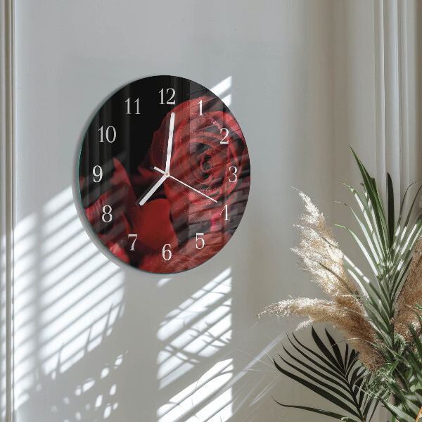 Orologio rotondo Rosa