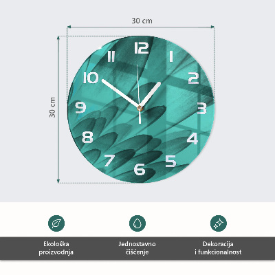 Orologio rotondo Orchidea