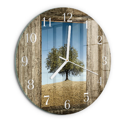 Orologio rotondo Albero