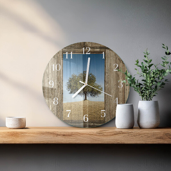 Orologio rotondo Albero