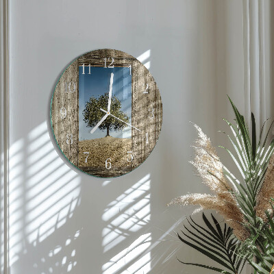 Orologio rotondo Albero