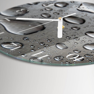 Orologio rotondo Gocce
