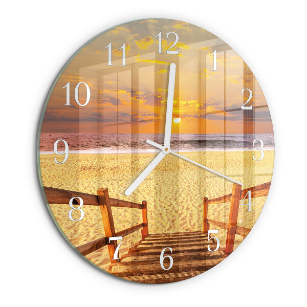 Orologio rotondo Ponte della spiaggia