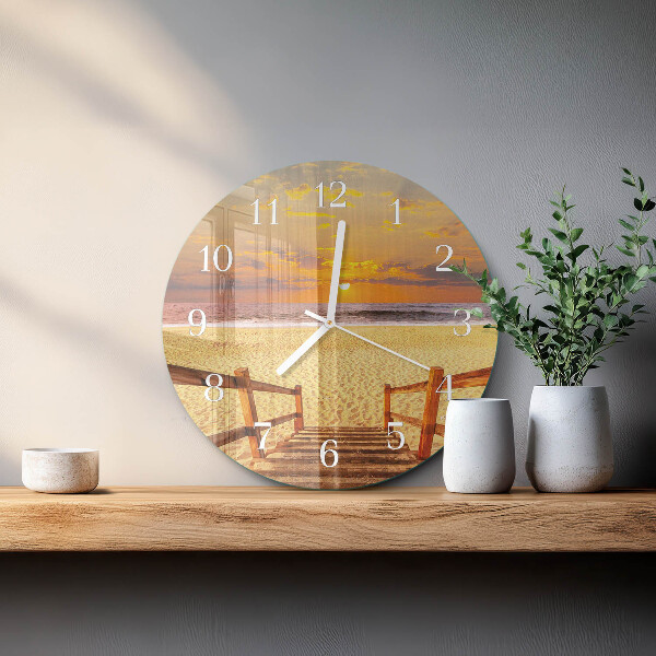 Orologio rotondo Ponte della spiaggia