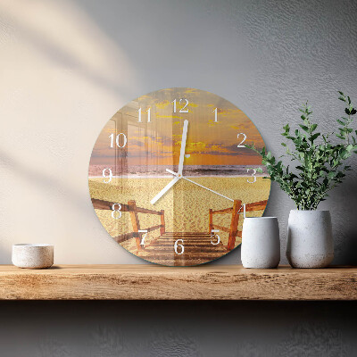 Orologio rotondo Ponte della spiaggia