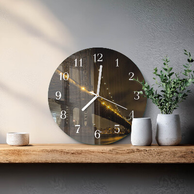 Orologio rotondo La notte del ponte