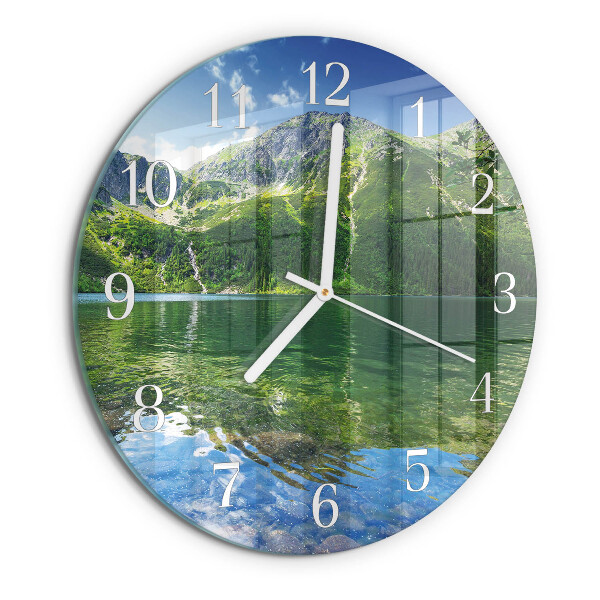 Orologio rotondo Lago di montagna