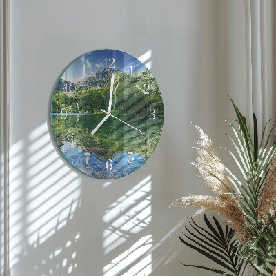 Orologio rotondo Lago di montagna