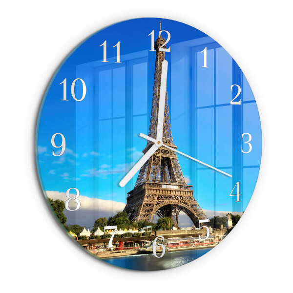 Orologio rotondo Torre Eiffel Parigi