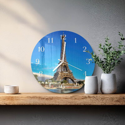 Orologio rotondo Torre Eiffel Parigi