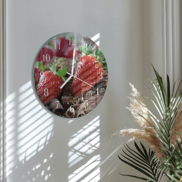 Orologio rotondo Fragole