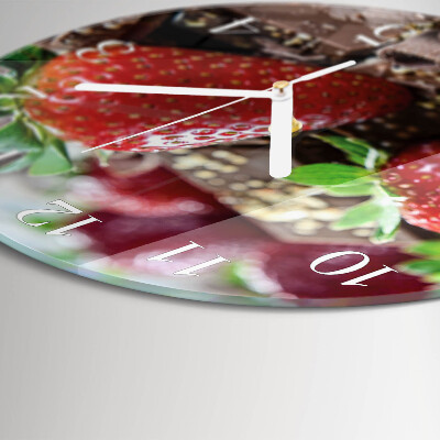 Orologio rotondo Fragole