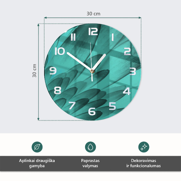 Orologio rotondo Fragole