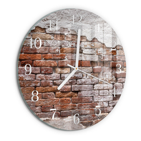 Orologio rotondo Mattone