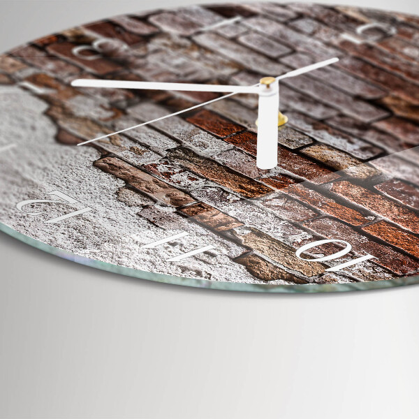 Orologio rotondo Mattone