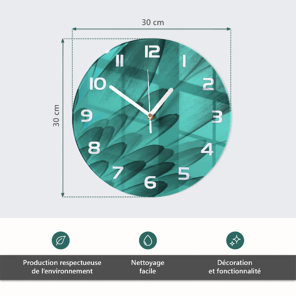 Orologio rotondo Alberi