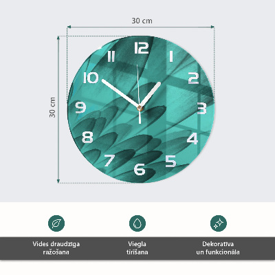 Orologio rotondo Alberi