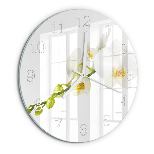 Orologio rotondo Orchidea