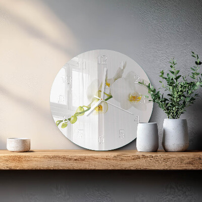 Orologio rotondo Orchidea