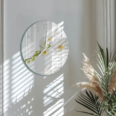 Orologio rotondo Orchidea