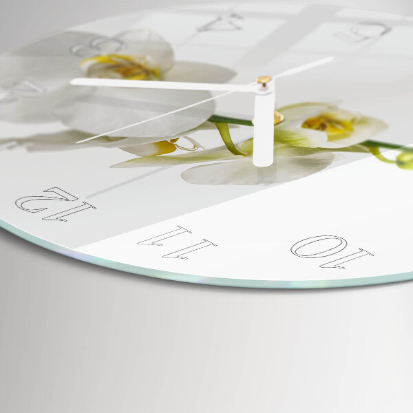 Orologio rotondo Orchidea