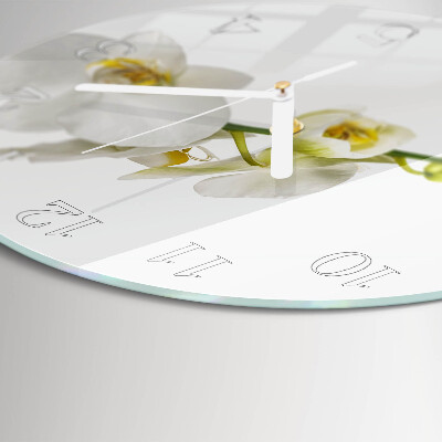 Orologio rotondo Orchidea