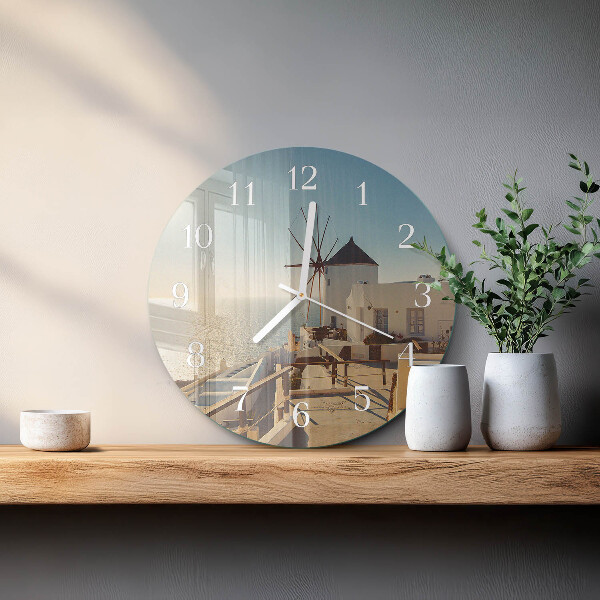 Orologio rotondo Santorini