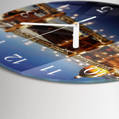 Orologio rotondo Ponte sul fiume