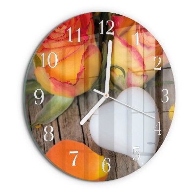 Orologio rotondo Cuore