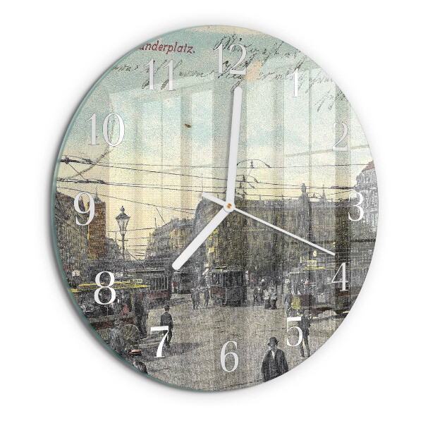 Orologio rotondo Cartolina
