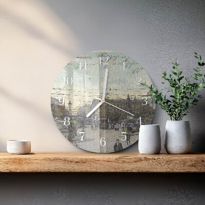 Orologio rotondo Cartolina