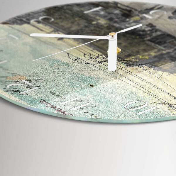 Orologio rotondo Cartolina