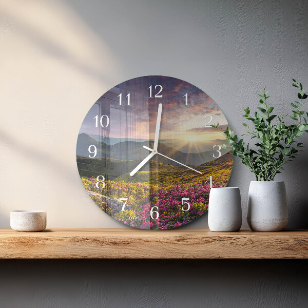 Orologio rotondo Paesaggio