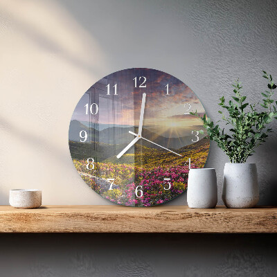 Orologio rotondo Paesaggio