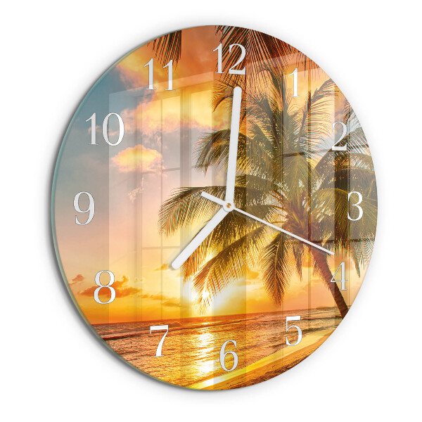 Orologio rotondo Tramonto