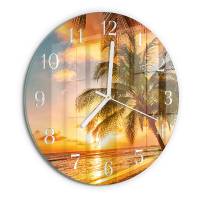 Orologio rotondo Tramonto