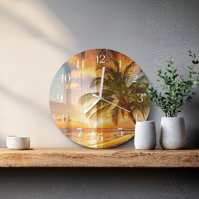 Orologio rotondo Tramonto