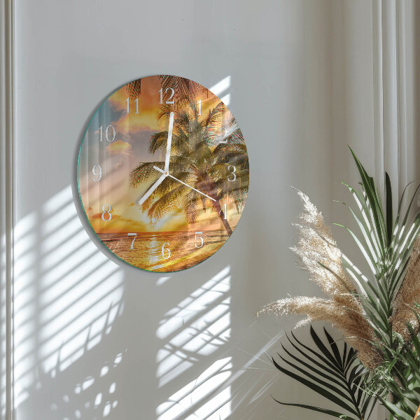 Orologio rotondo Tramonto