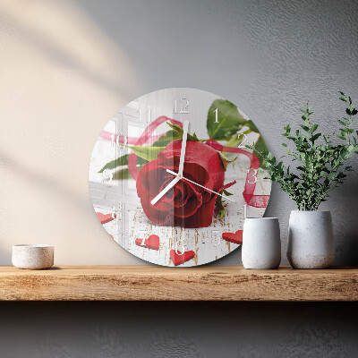 Orologio rotondo Rosa