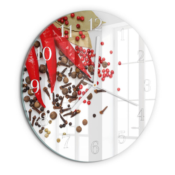 Orologio rotondo Pepe rosso