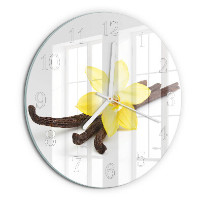 Orologio rotondo Orchidea Vaniglia