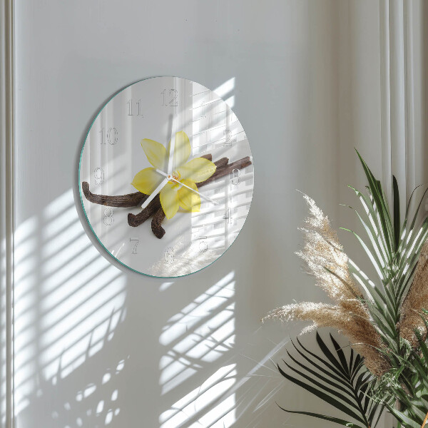 Orologio rotondo Orchidea Vaniglia