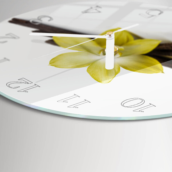 Orologio rotondo Orchidea Vaniglia