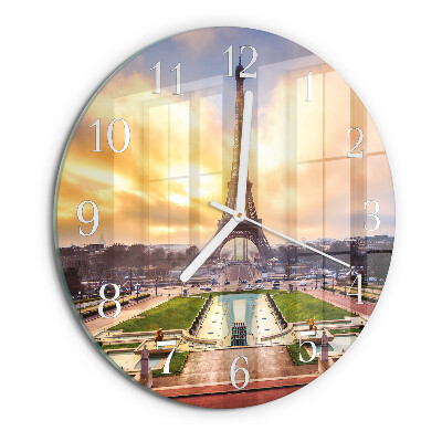 Orologio rotondo Torre Eiffel