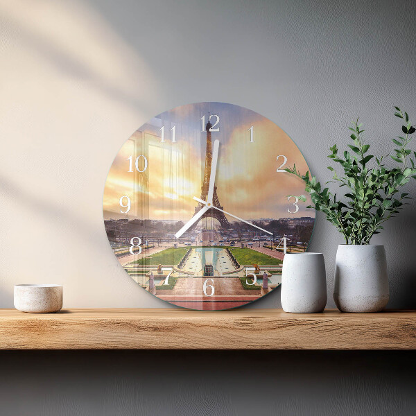Orologio rotondo Torre Eiffel