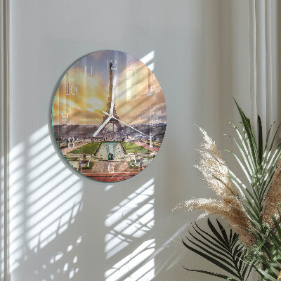 Orologio rotondo Torre Eiffel