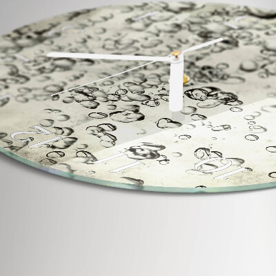 Orologio rotondo Gocce