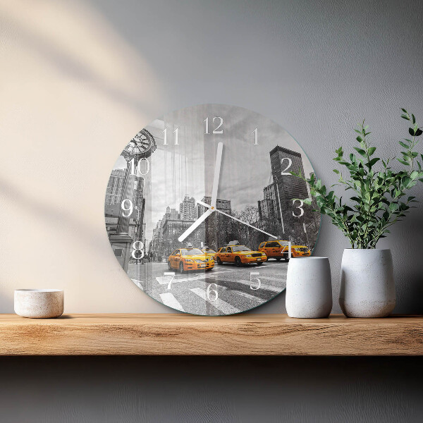 Orologio rotondo Taxi