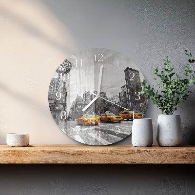 Orologio rotondo Taxi